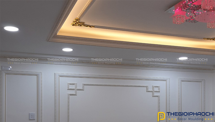 Mẫu Công Trình Thực Tế Sử Dụng Phào Chỉ Trần Nhựa Hàn Quốc